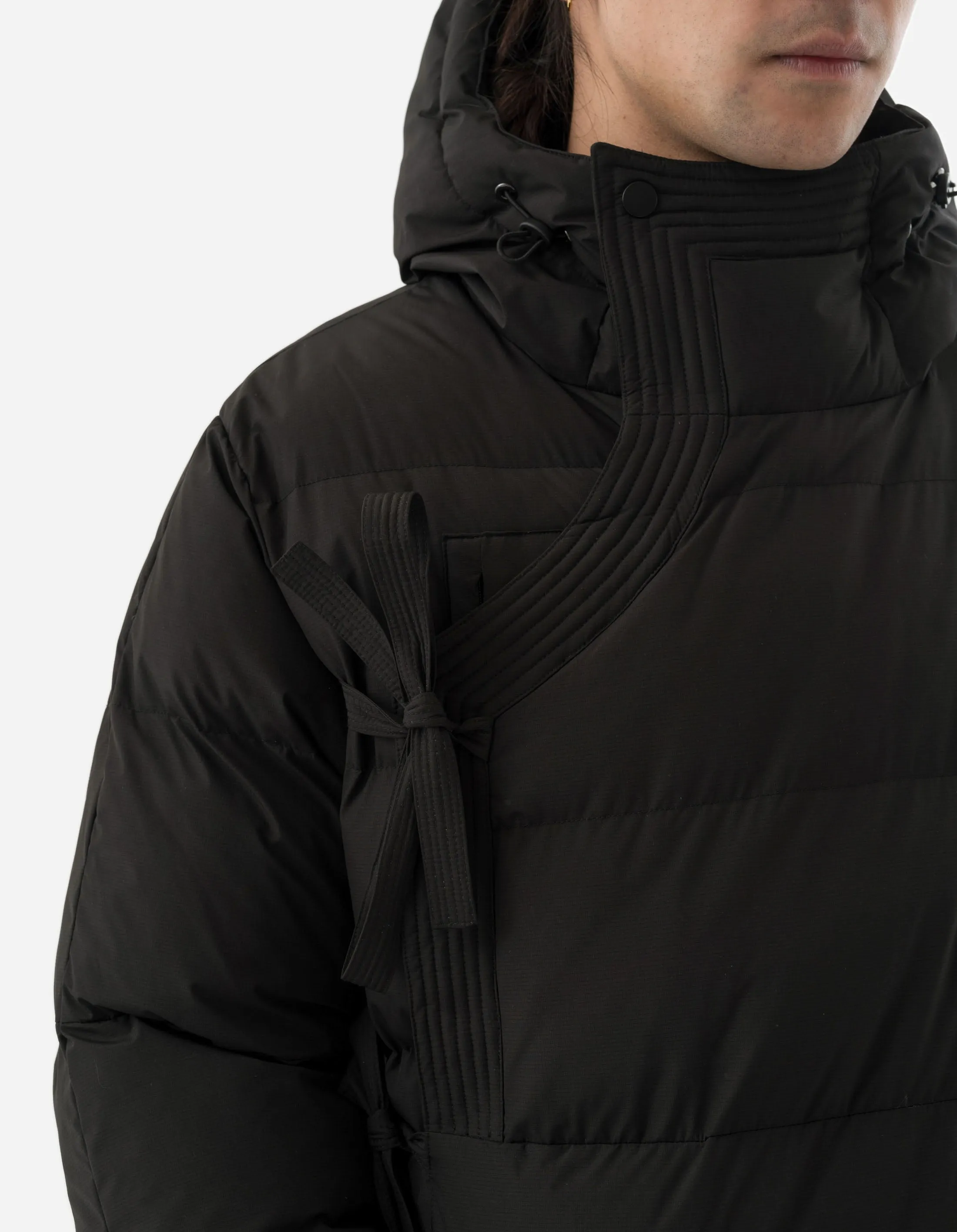 1381 Tibetan Padded Tech Parka Black