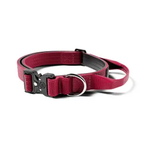 2.5cm Combat® Collar | With Handle & Rated Clip - Burgundy