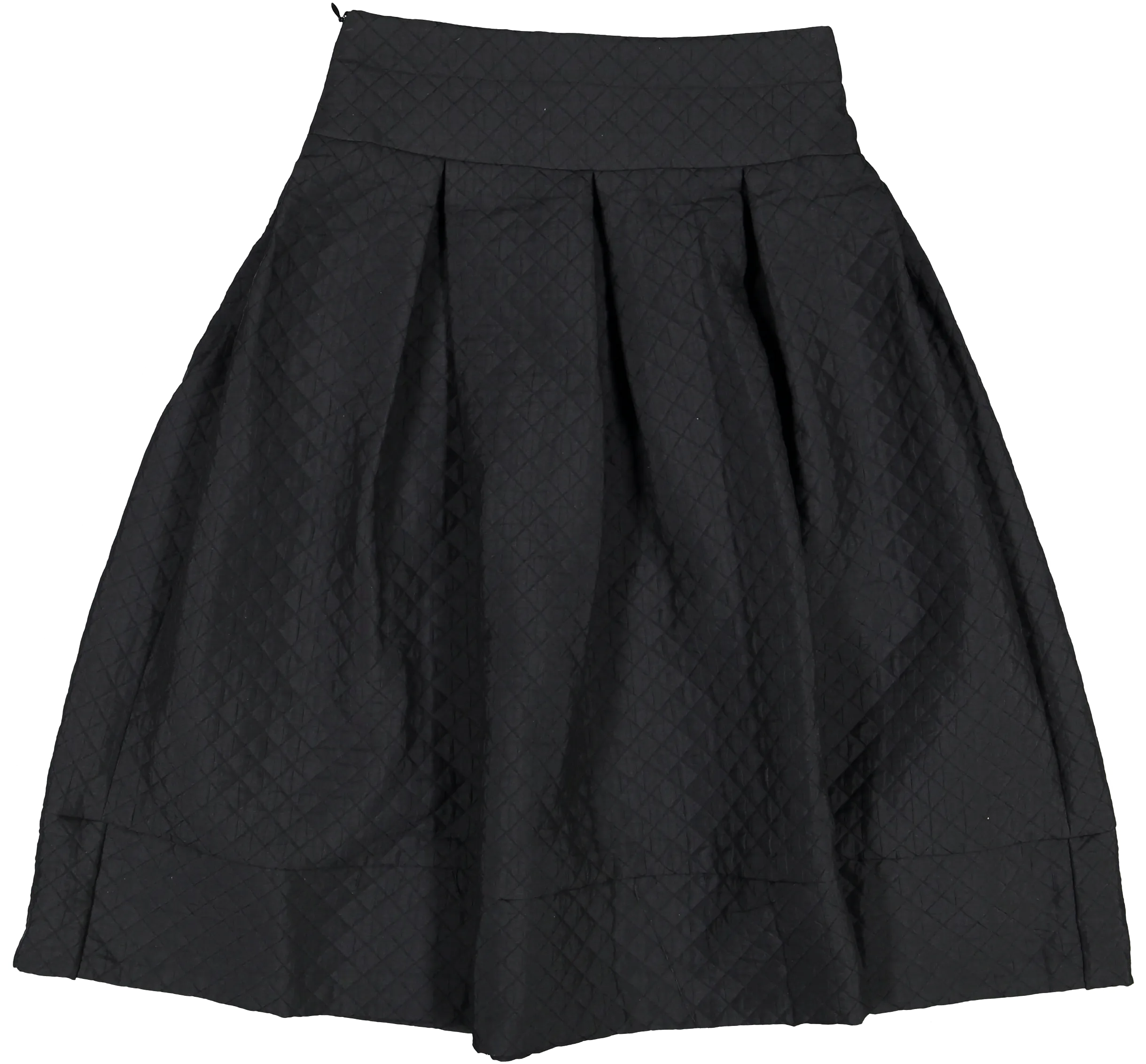 34205-SKIRT-Quilted Black