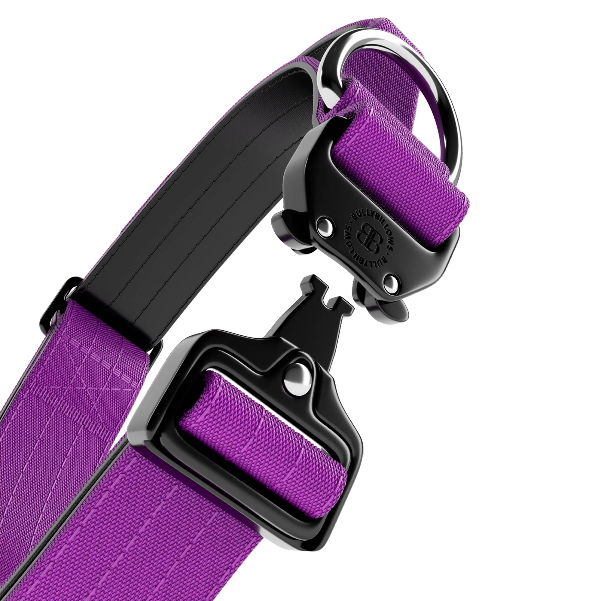 4cm Combat® Collar | Handle & Rated Clip - Purple