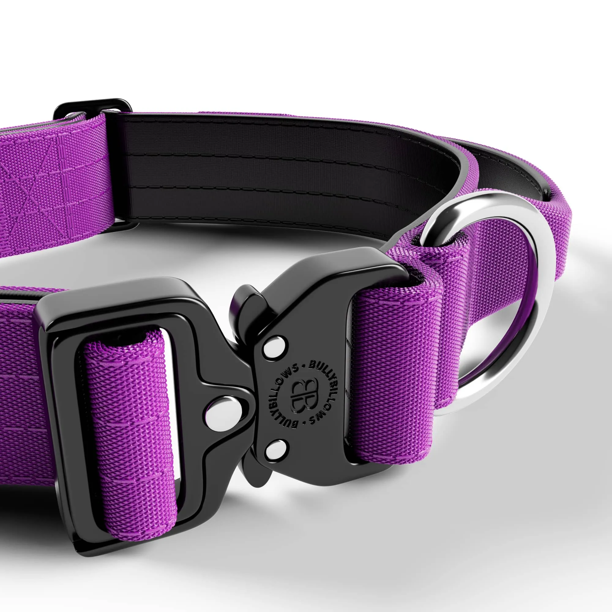 4cm Combat® Collar | Handle & Rated Clip - Purple