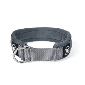 4cm Slip on Collar | Foam Padded - Metal Grey