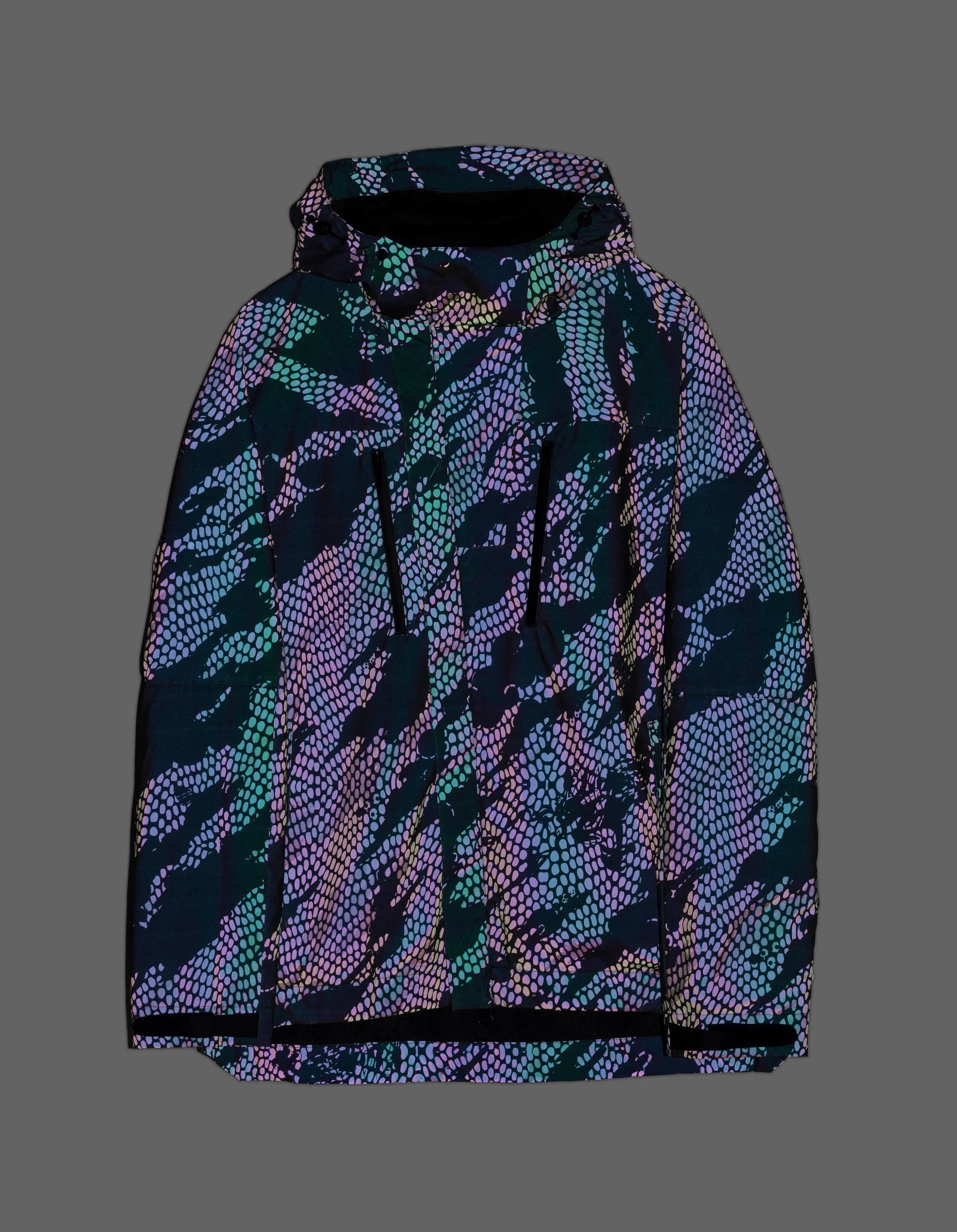 5035 Reflective Camo Asym Parka Subdued Night