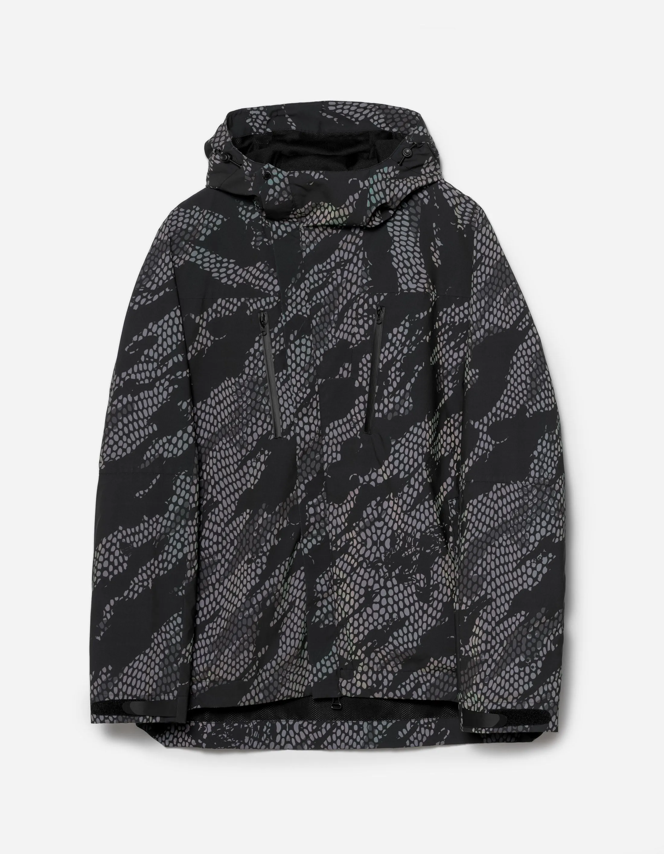 5035 Reflective Camo Asym Parka Subdued Night