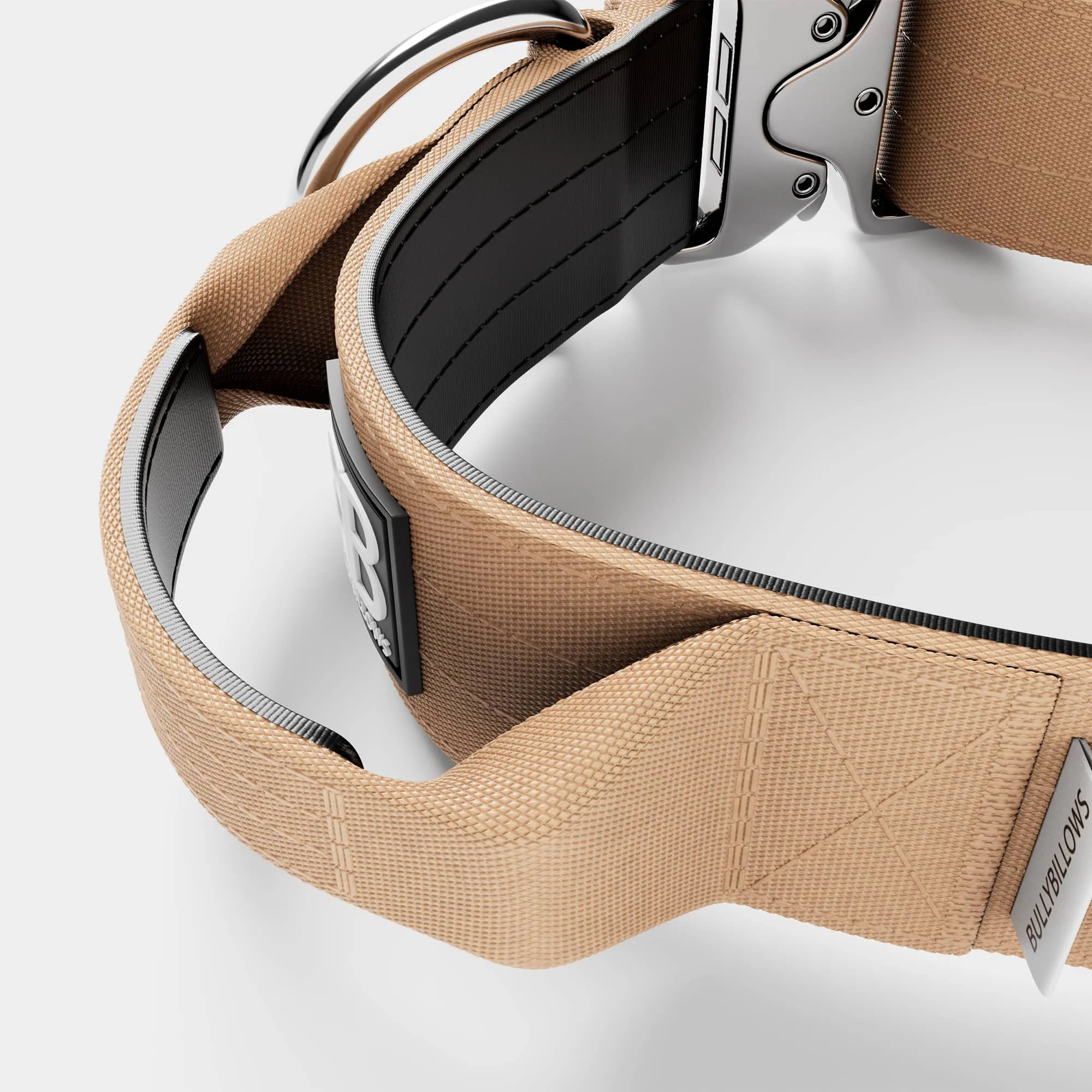 5cm Combat® Collar | With Handle & Rated Clip - PLATINUM Military Tan v2.0