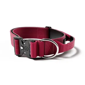 5cm Combat® Collar | With Handle & Secure Clip - Burgundy