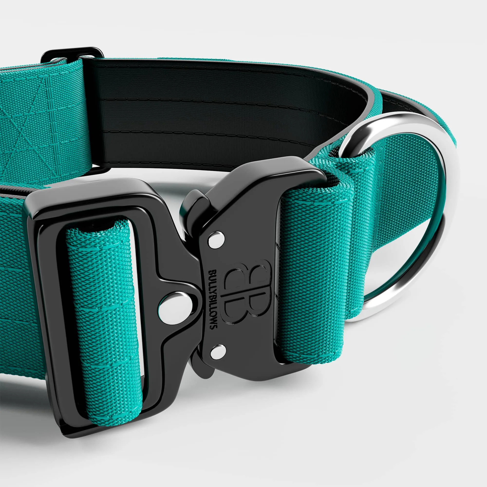 5cm Combat® Collar | With Handle & Secure Clip - Turquoise