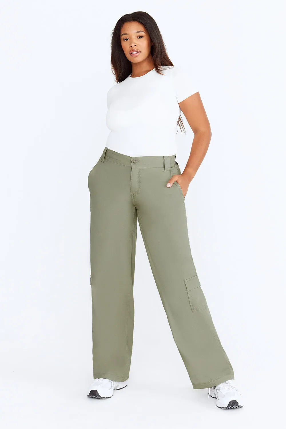 ADJUSTABLE CARGO TROUSER - VINTAGE KHAKI