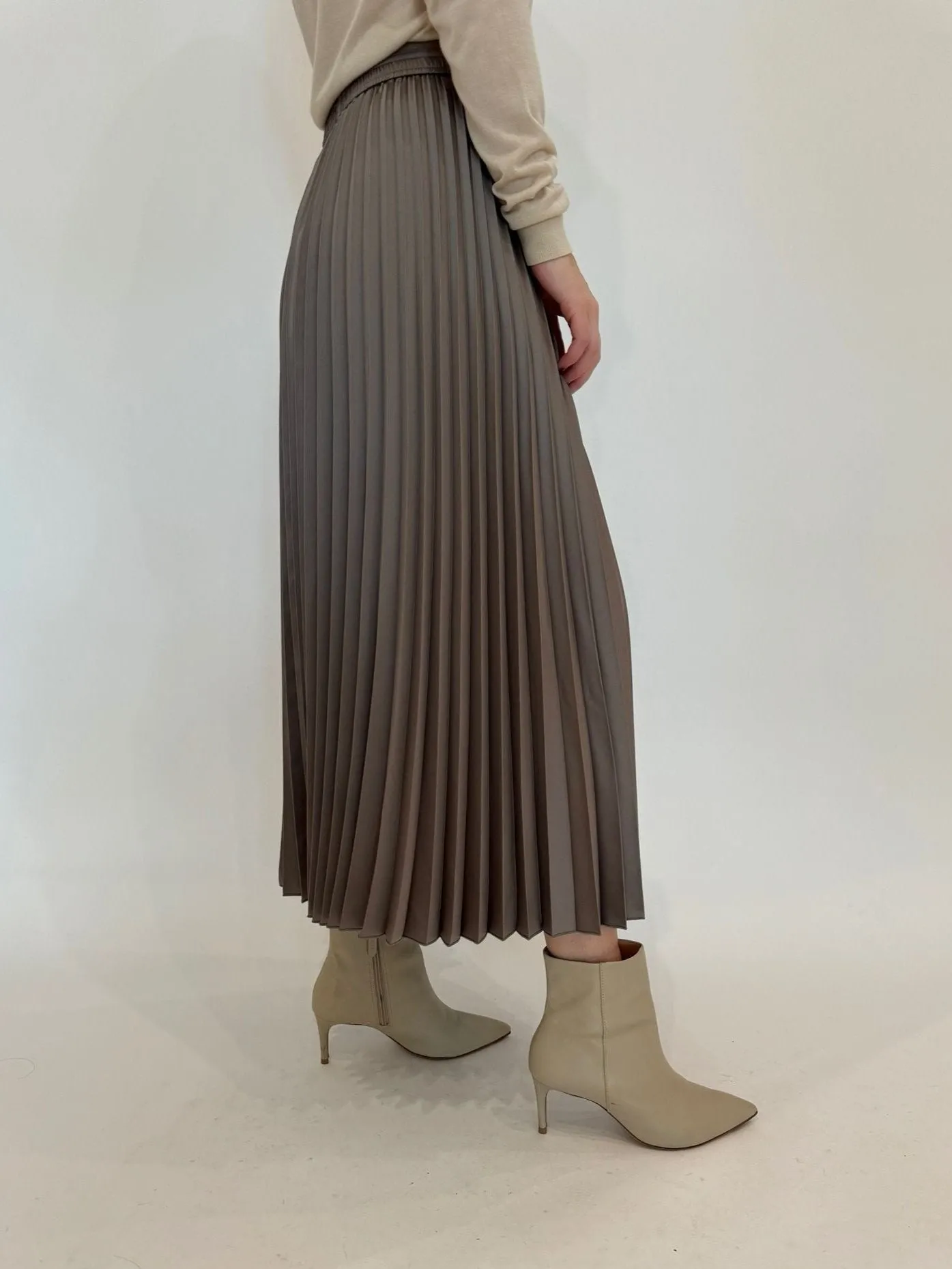 Agente Pleated Skirt - Turtledove