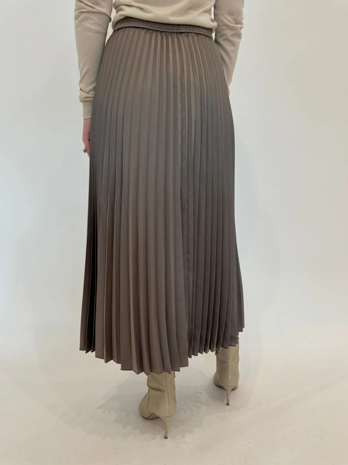 Agente Pleated Skirt - Turtledove