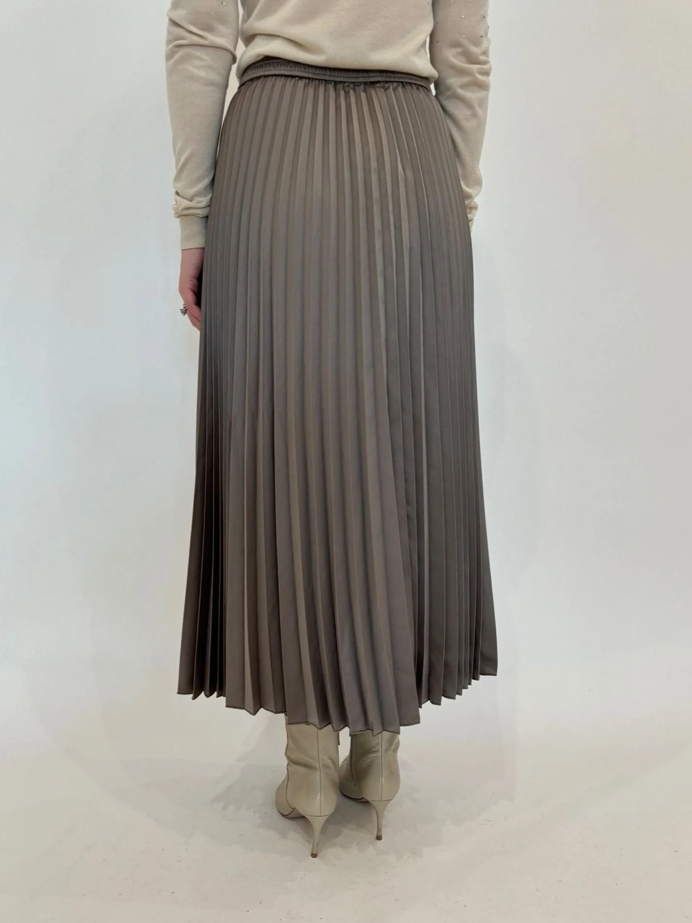 Agente Pleated Skirt - Turtledove