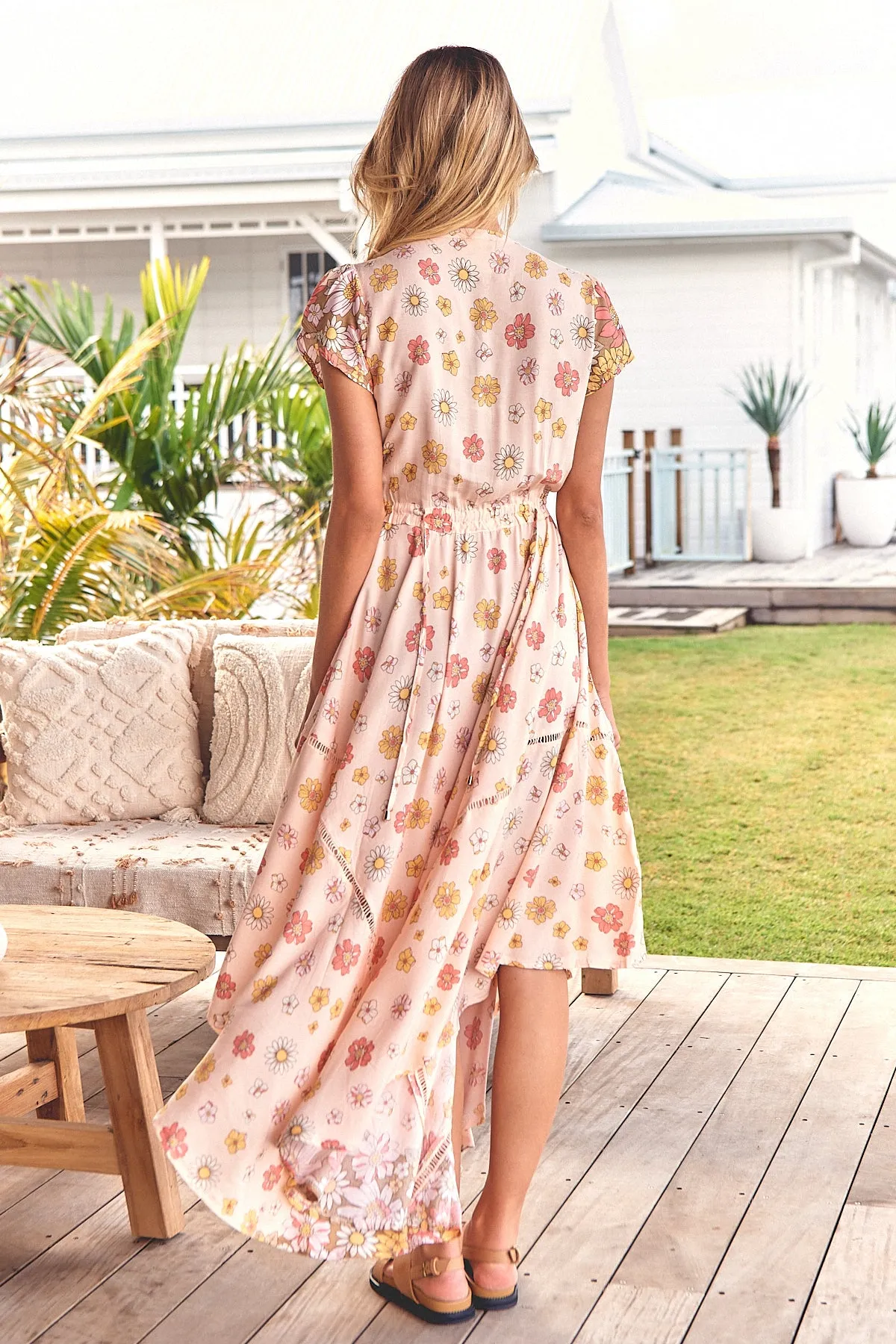 Alba Maxi Dress - Pink Floral