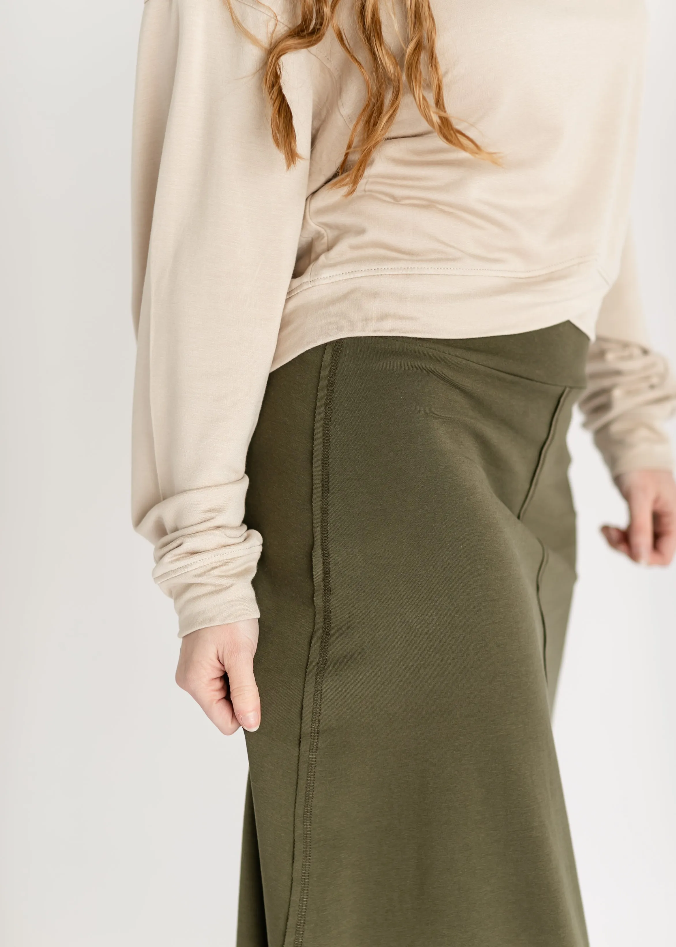 Allie Knit Midi Skirt - FINAL SALE