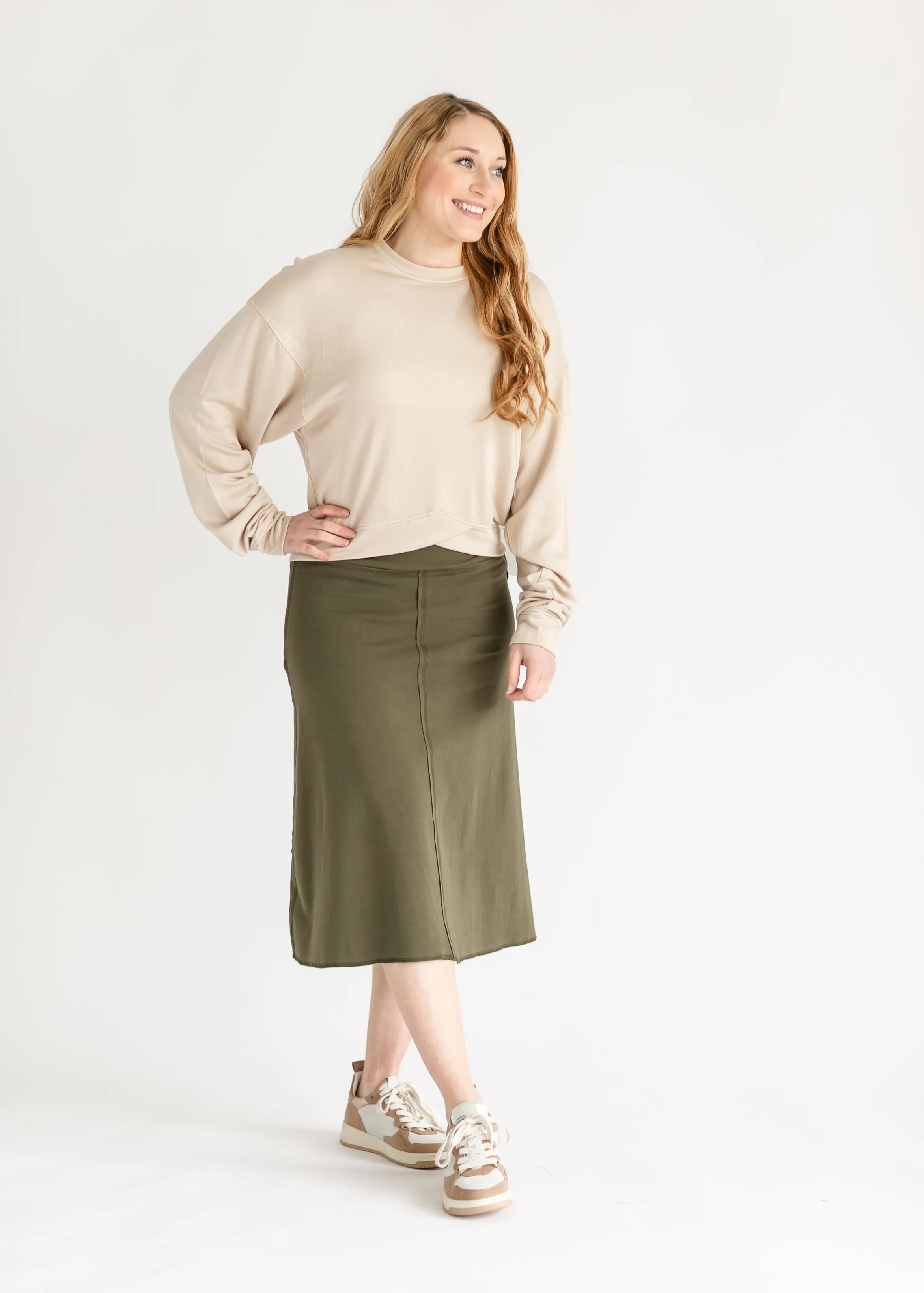 Allie Knit Midi Skirt - FINAL SALE