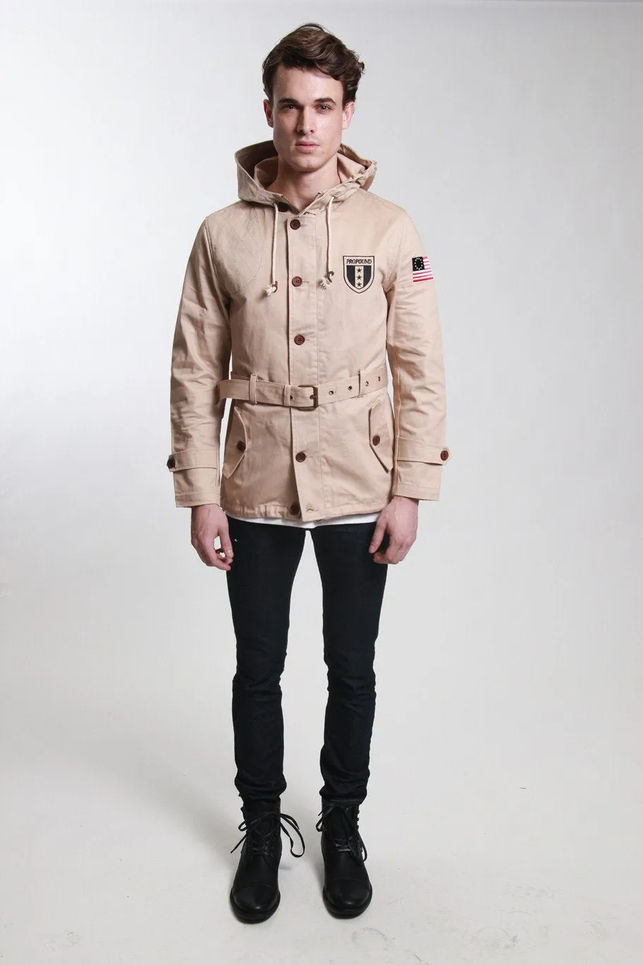 American Aviator Belted Parka Jacket