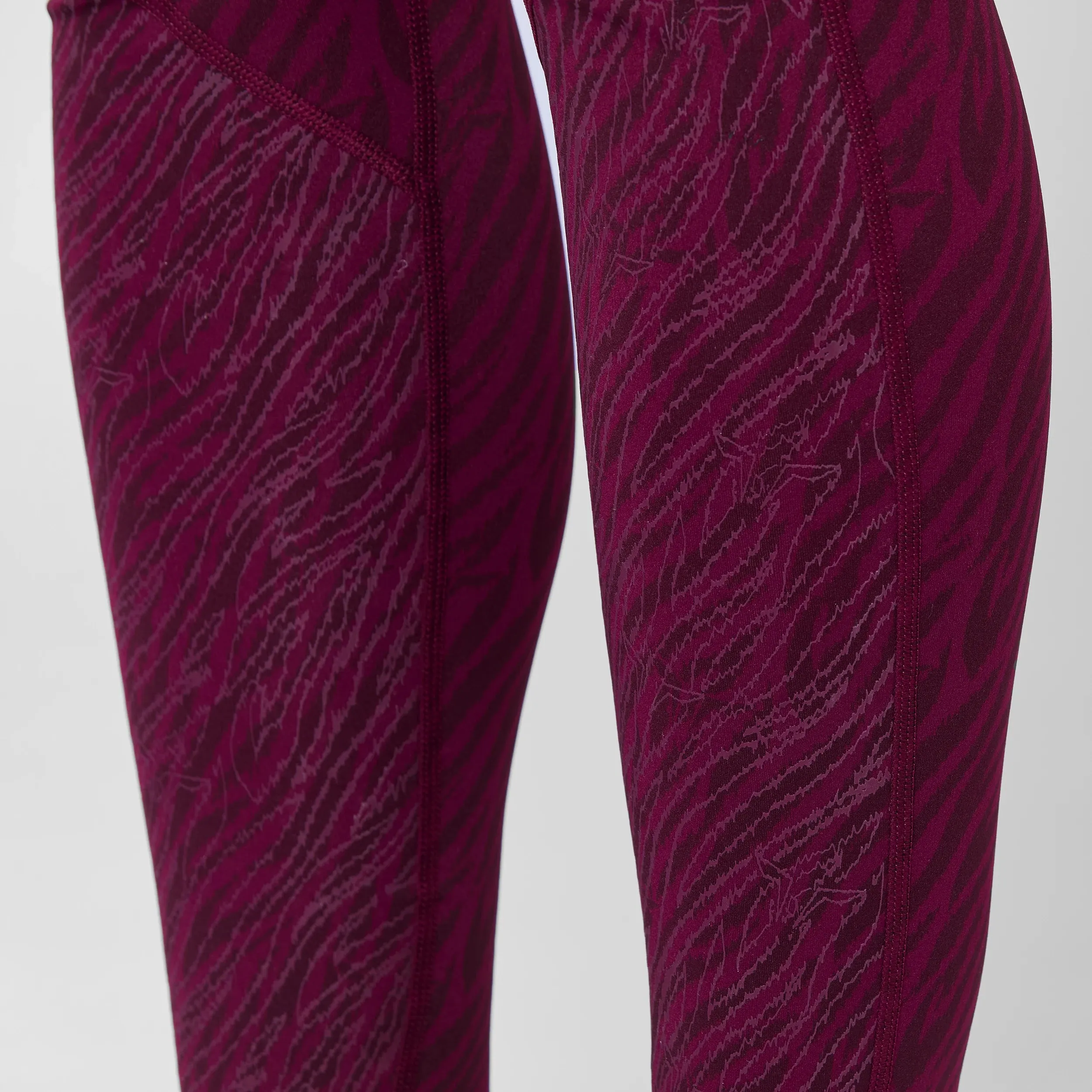 Anti-Slip Leggings 27" - Pickled Beet Print