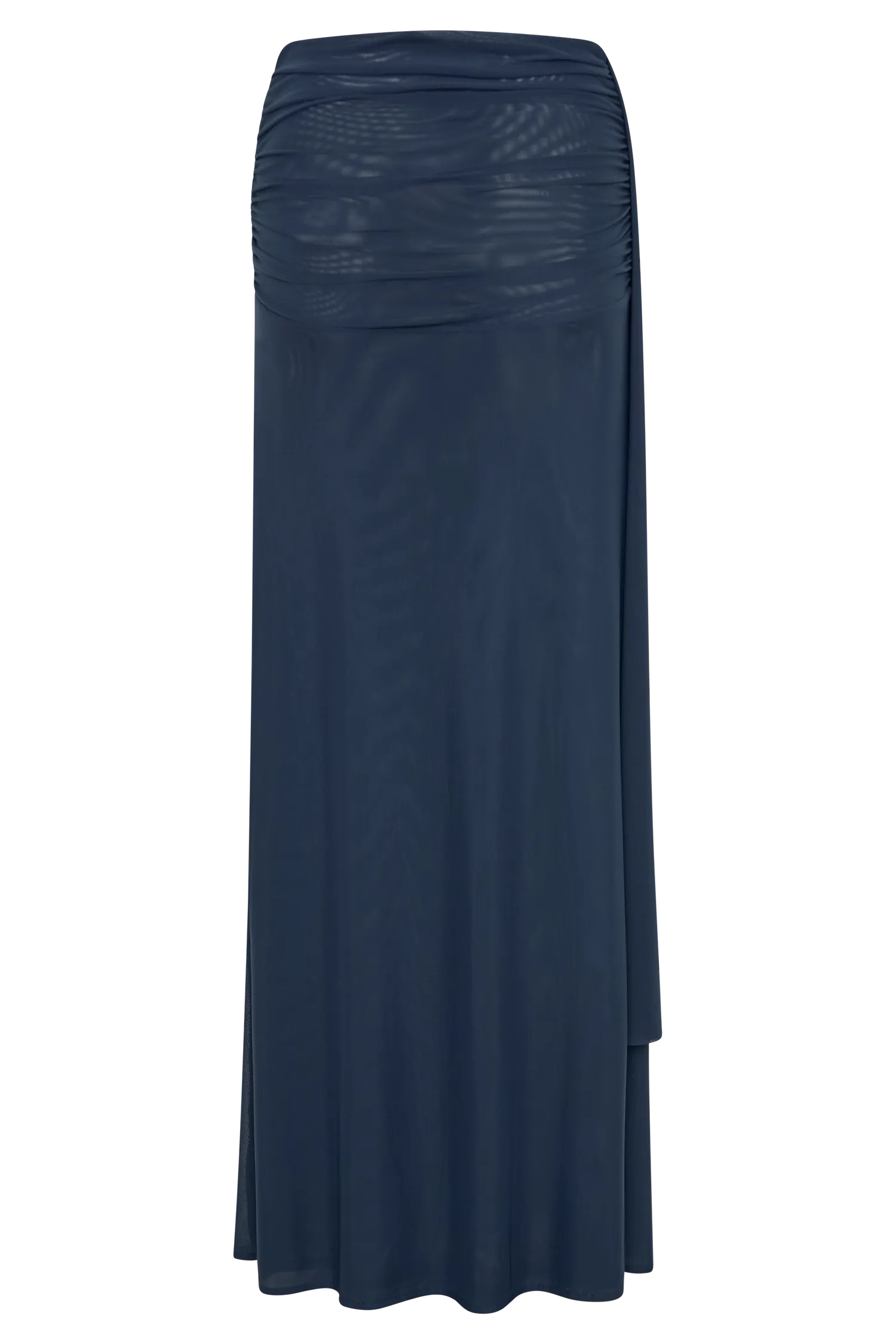 Arna Mesh Maxi Skirt - Midnight Blue