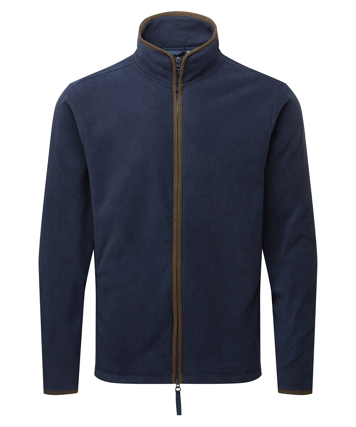 Artisan fleece jacket | Navy/Brown