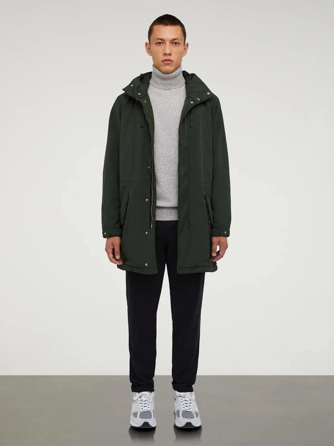 Aspesi Hooded Parka Military Khaki