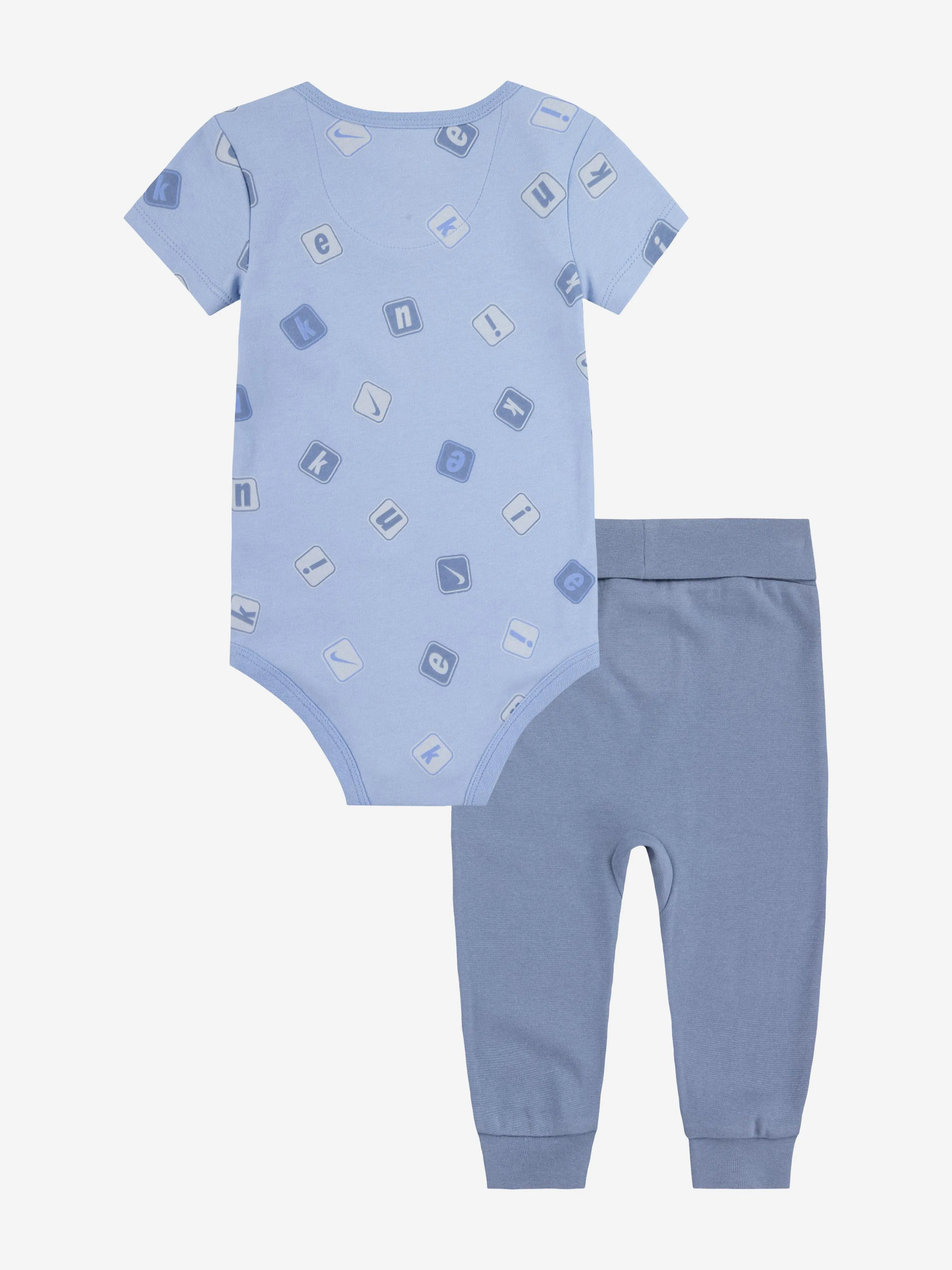 Baby Boys AOP Bodysuit And Leggings Set in Blue