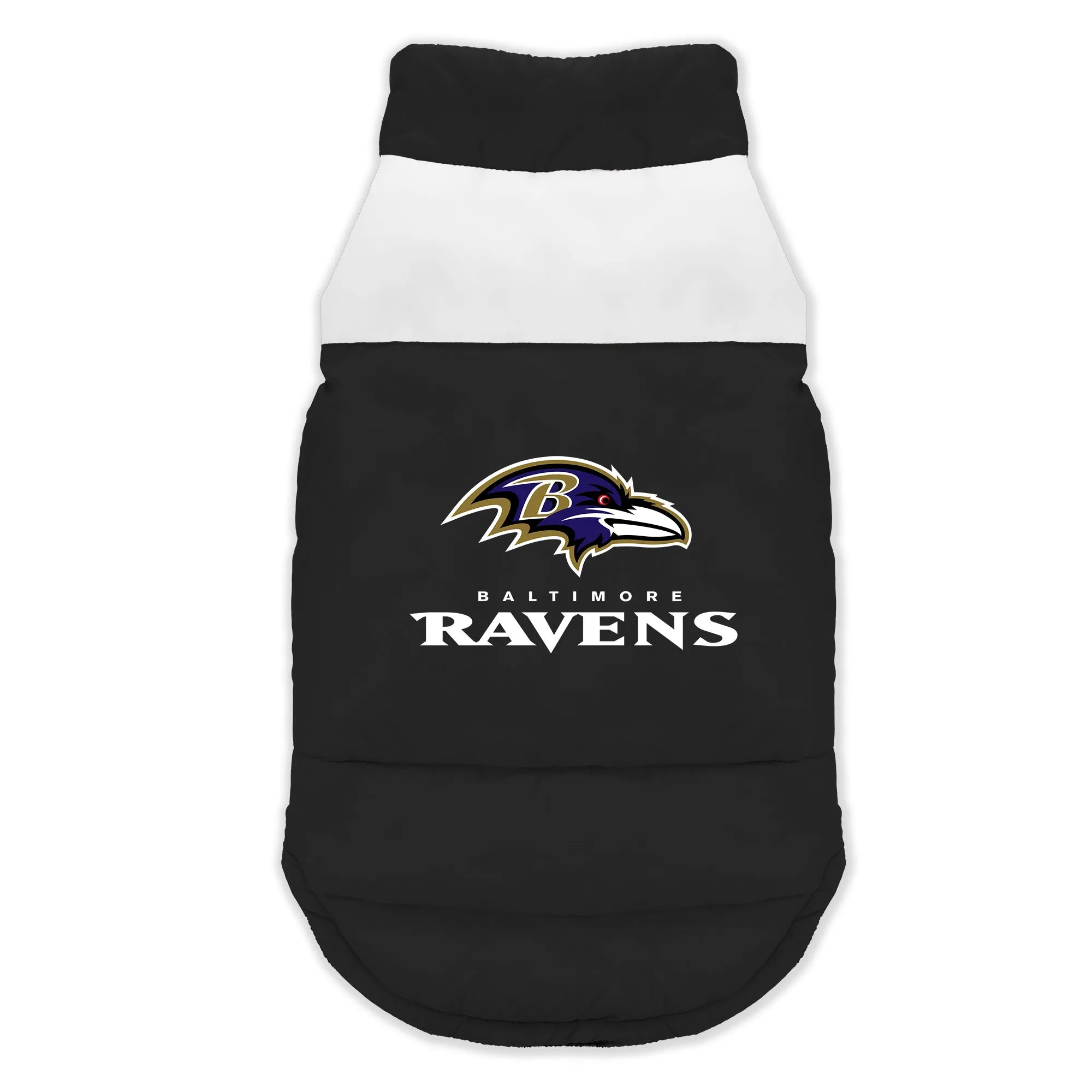 Baltimore Ravens Pet Parka Puff Vest