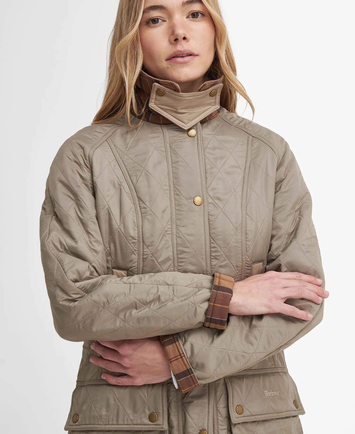 Barbour Beadnell Polarquilt Jacket - Sand Dune