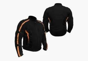 BGA Chicane Summer Mesh Jacket Black/Orange