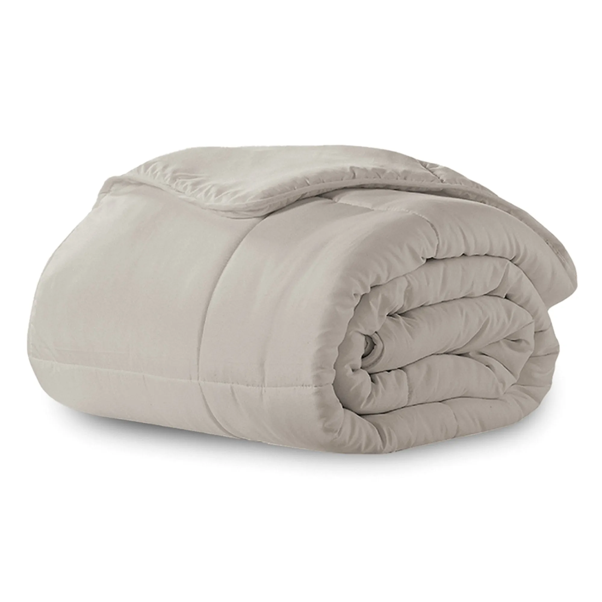 BTC Bed Bundle | Overstuffed Pillows, Quilted Mattress Protector and Down-Alt Comforter