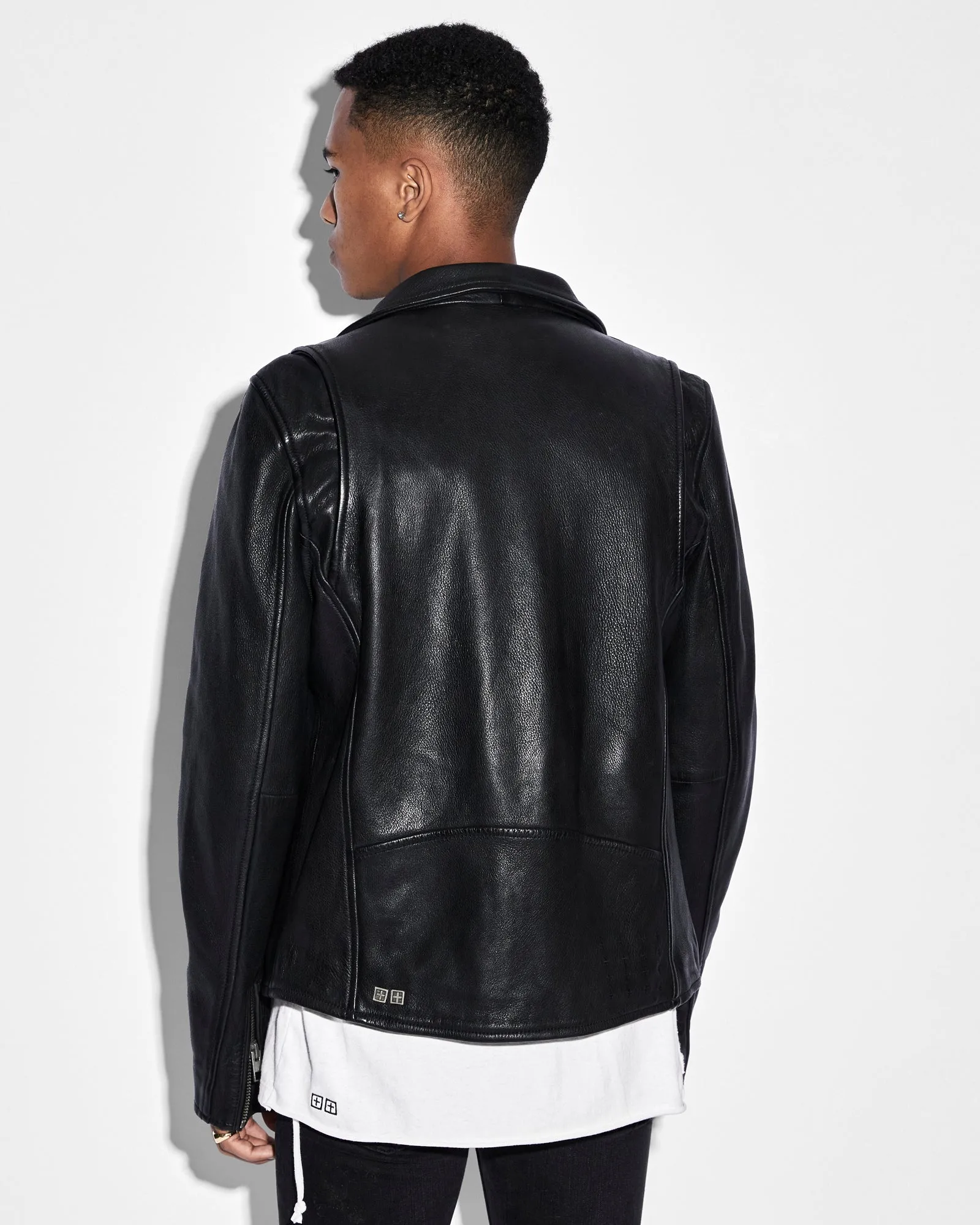 CAPITOL LEATHER JACKET BLACK