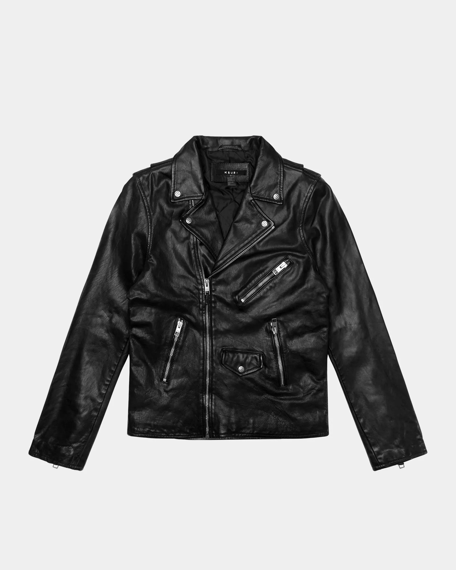 CAPITOL LEATHER JACKET BLACK