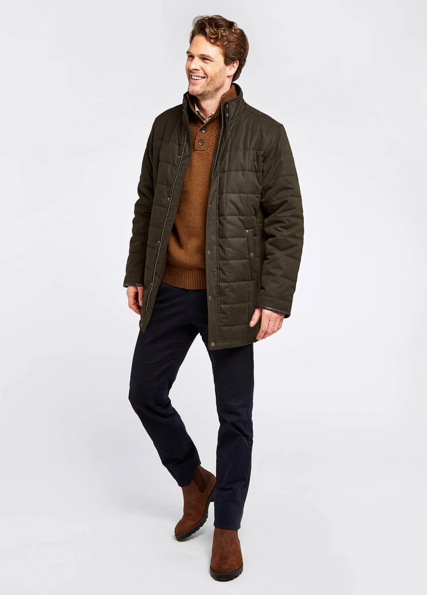 Cashel Quilted Jacket - Verdigris