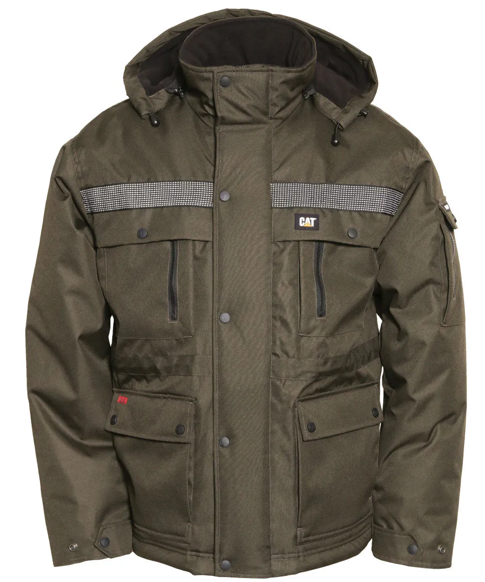 Caterpillar Men's Heavy Insulated Parka - Army Moss