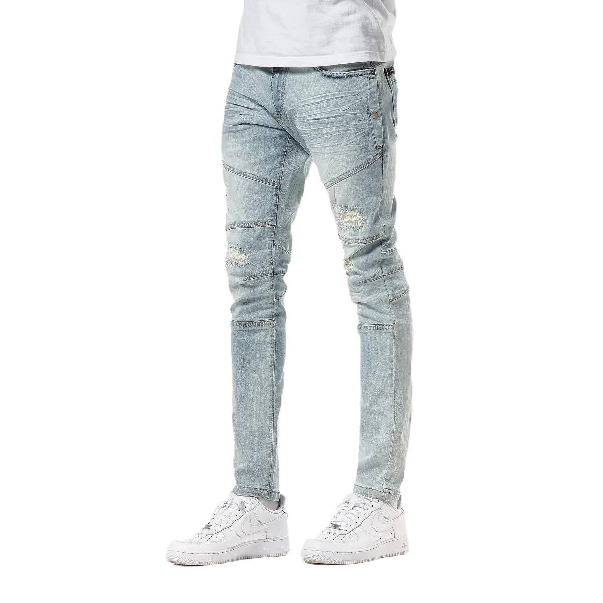 Clean Light Washed Skinny Jeans