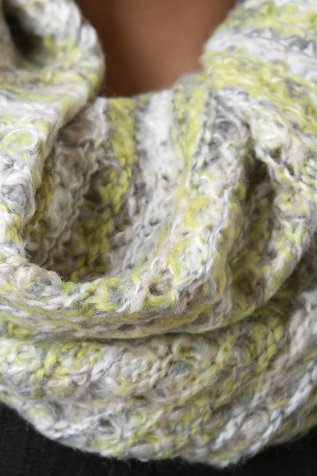 Condo Knit Fluff Infinity Scarf