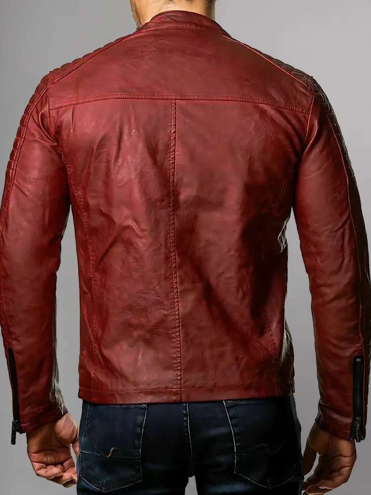 Cooper Biker Style Leather Jacket