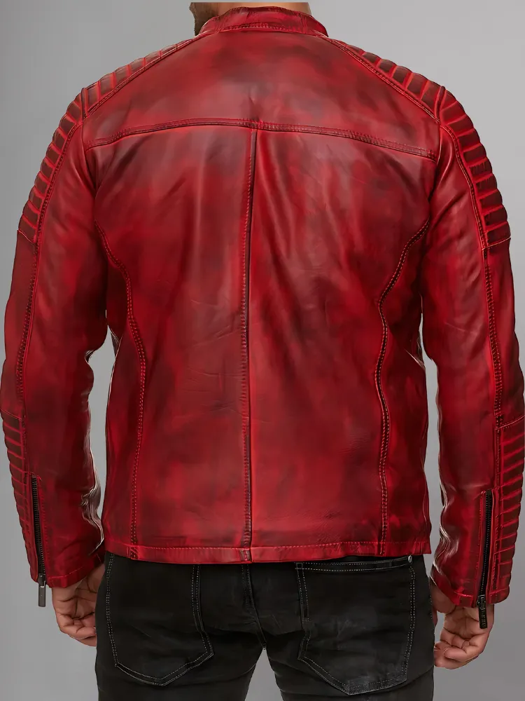 Cooper Biker Style Leather Jacket