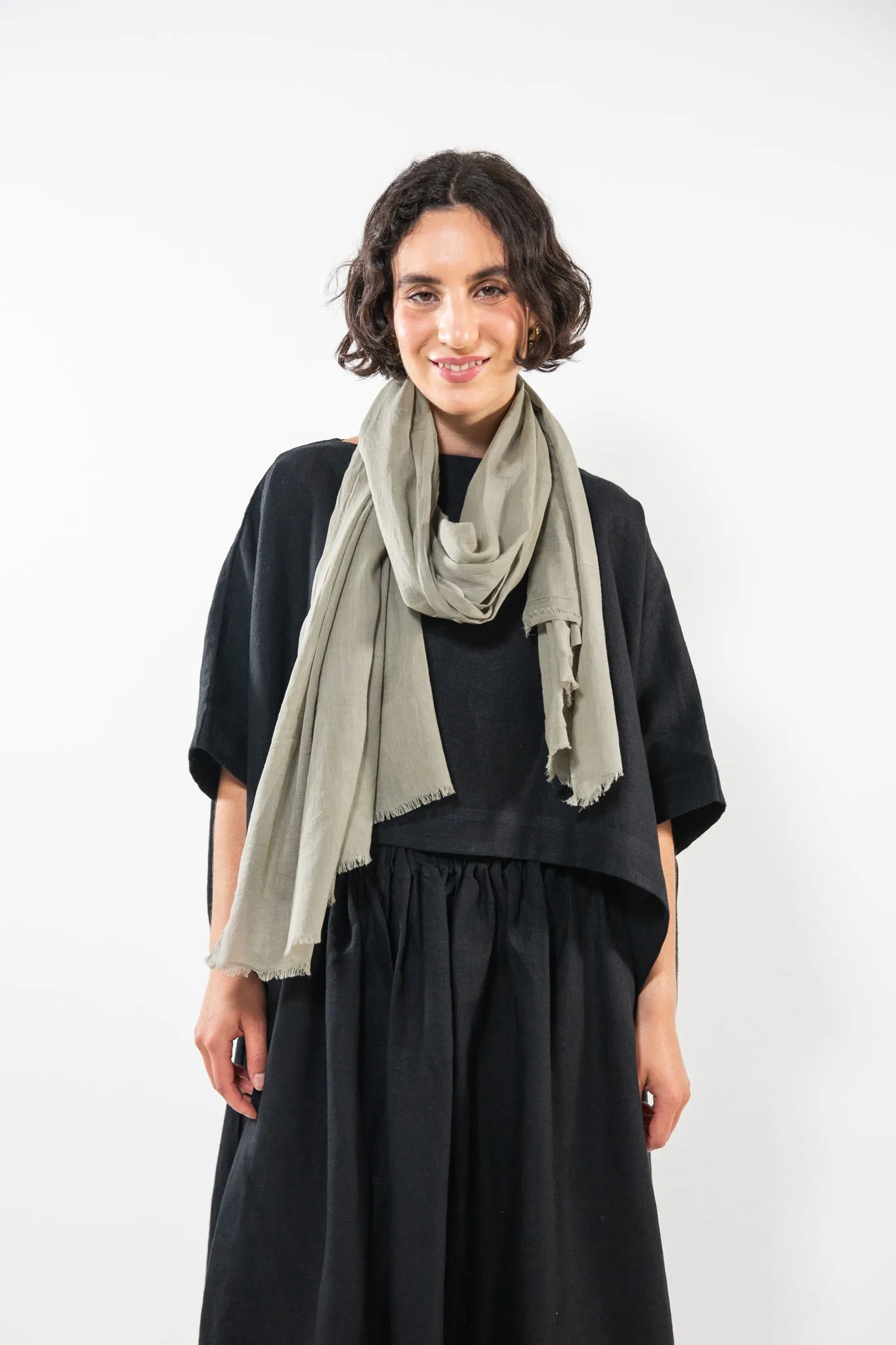 Cotton Scarf | Lily Pad