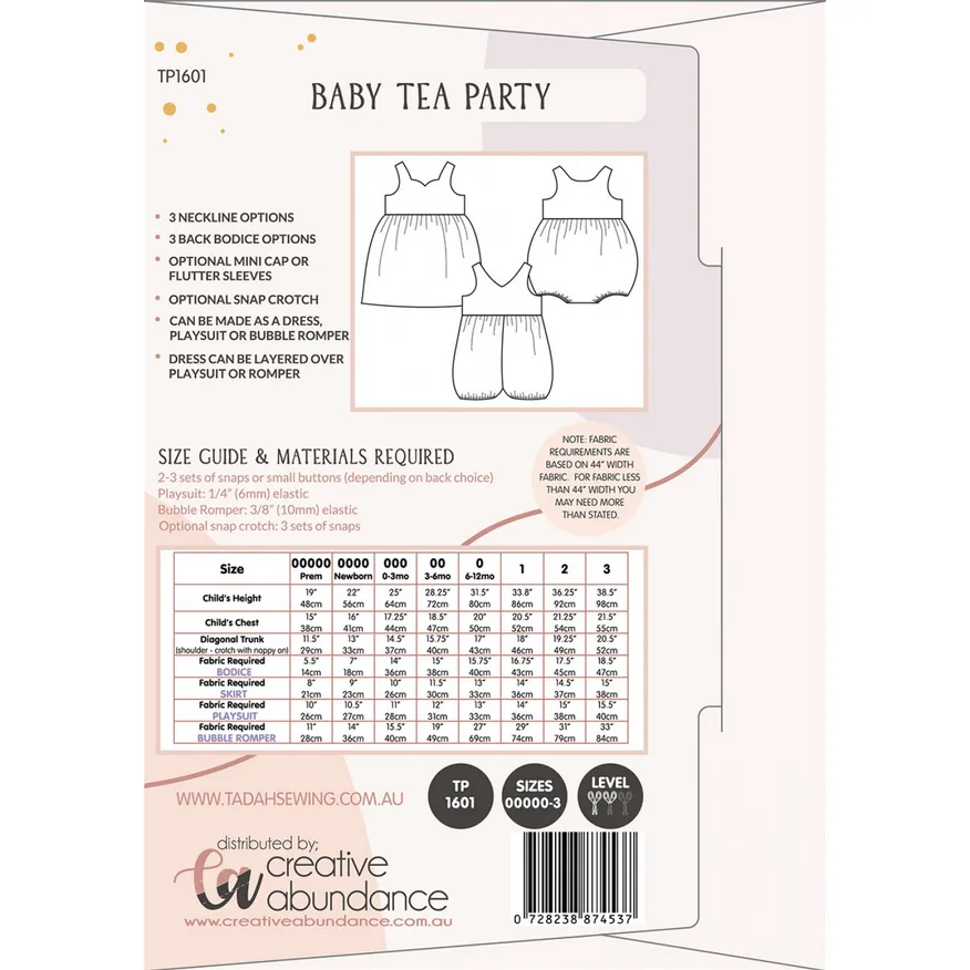 Creative Abundance ~ Baby Tea Party Dress