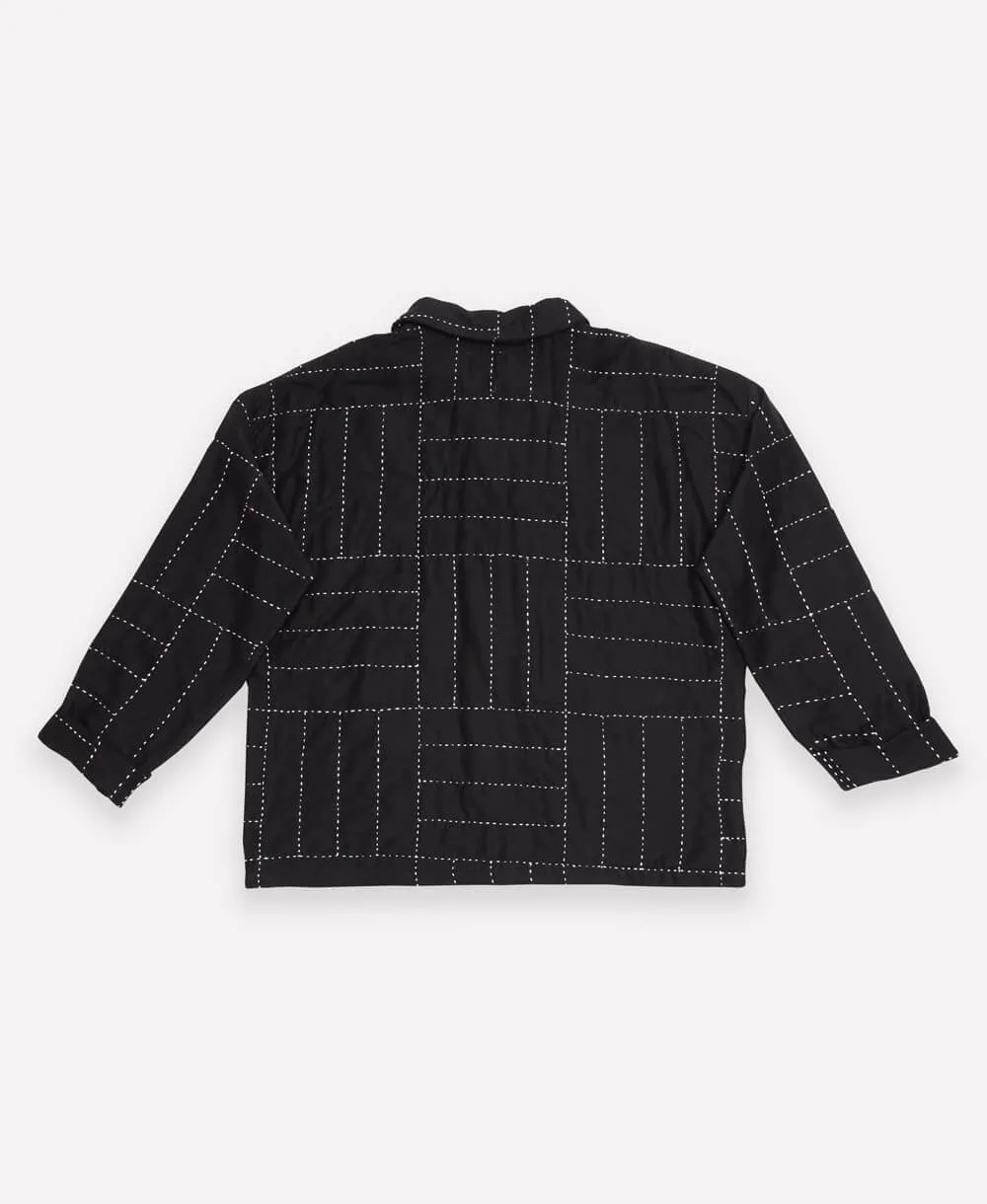 Crosshatch Quilted Chore Jacket