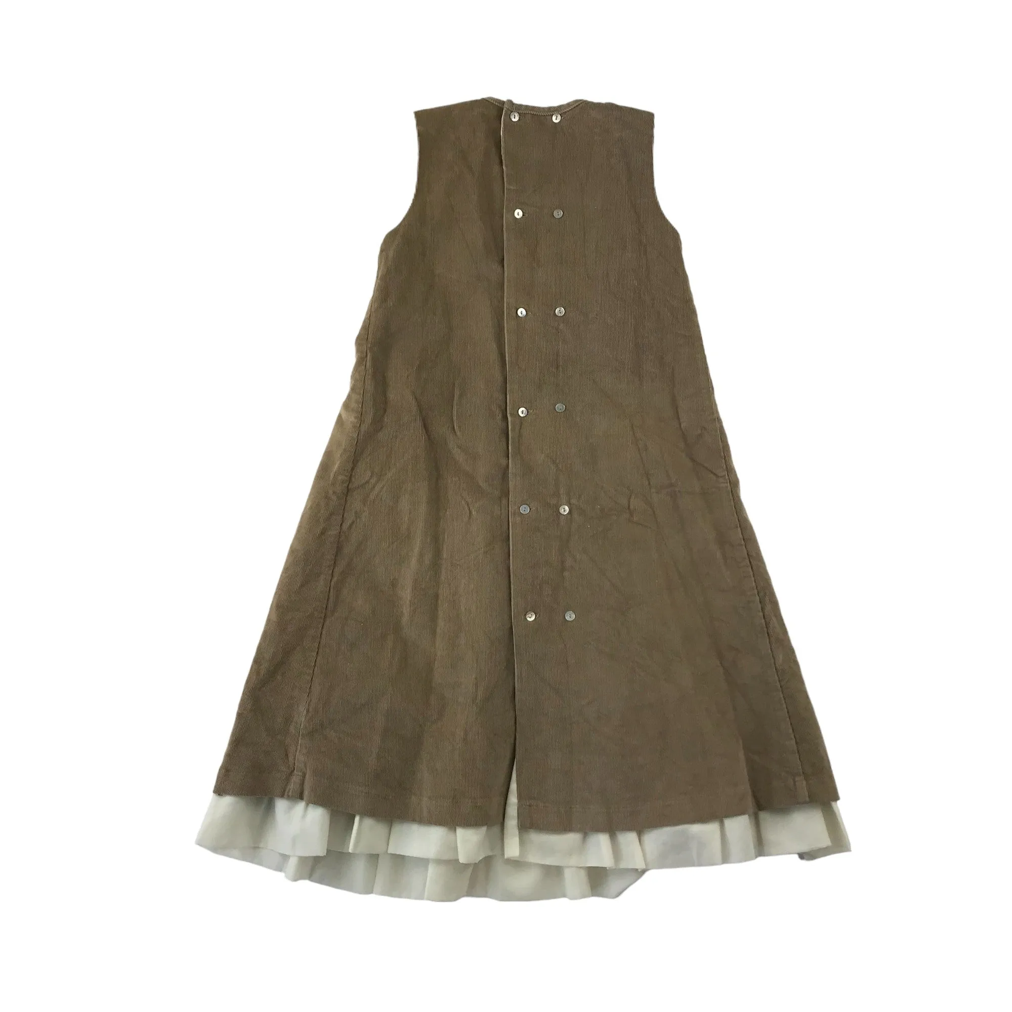 D'arcy Brown London dress 6 years brown corduroy A-line