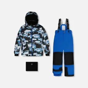 Deux Par Deux Two-Piece Snowsuit - Princess Blue