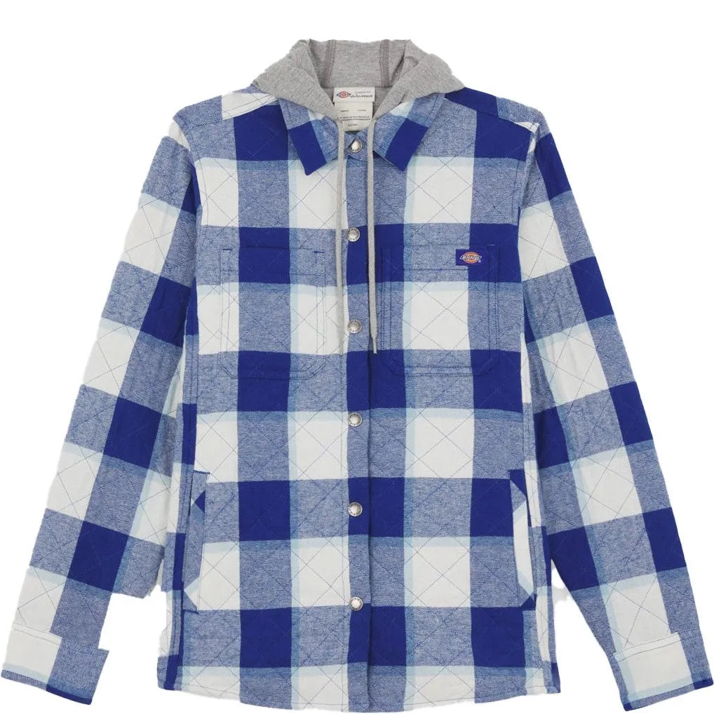 Dickies Flannel Shirt Jacket  Surf Blue