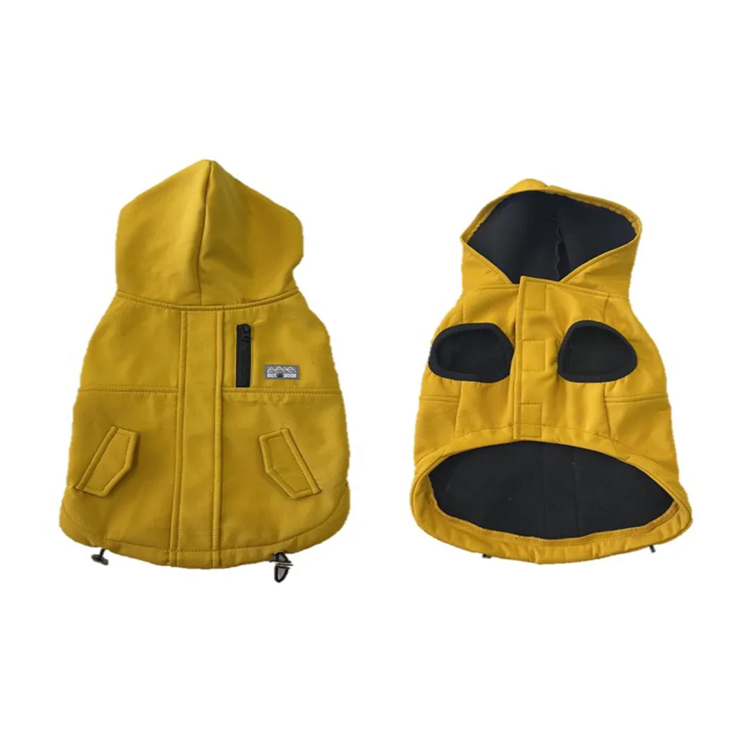 DOG JACKET PARKA YELLOW