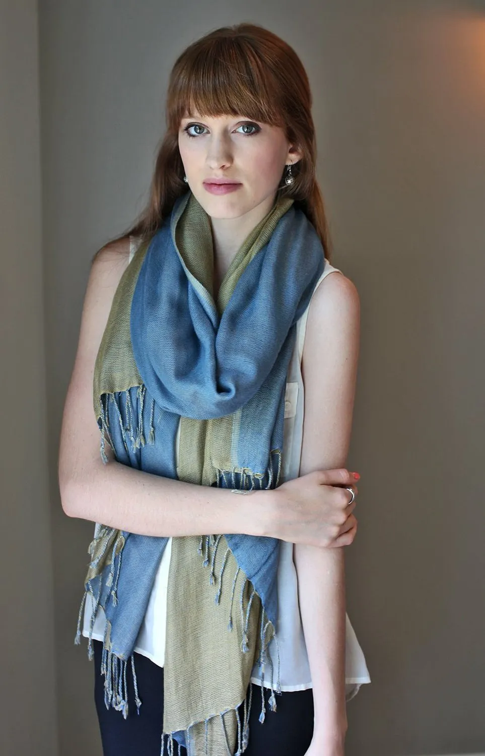 Double Layer Luxurious Reversible Scarf Wrap