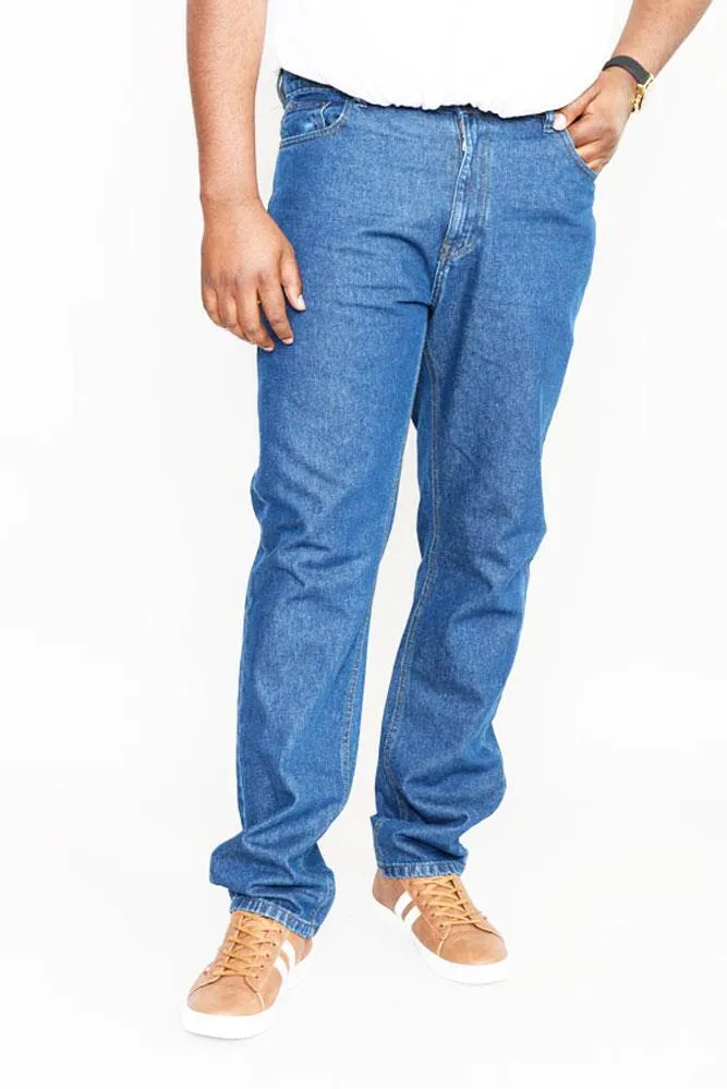 Duke Clothing Stonewash Rockford Comfort Fit Jeans