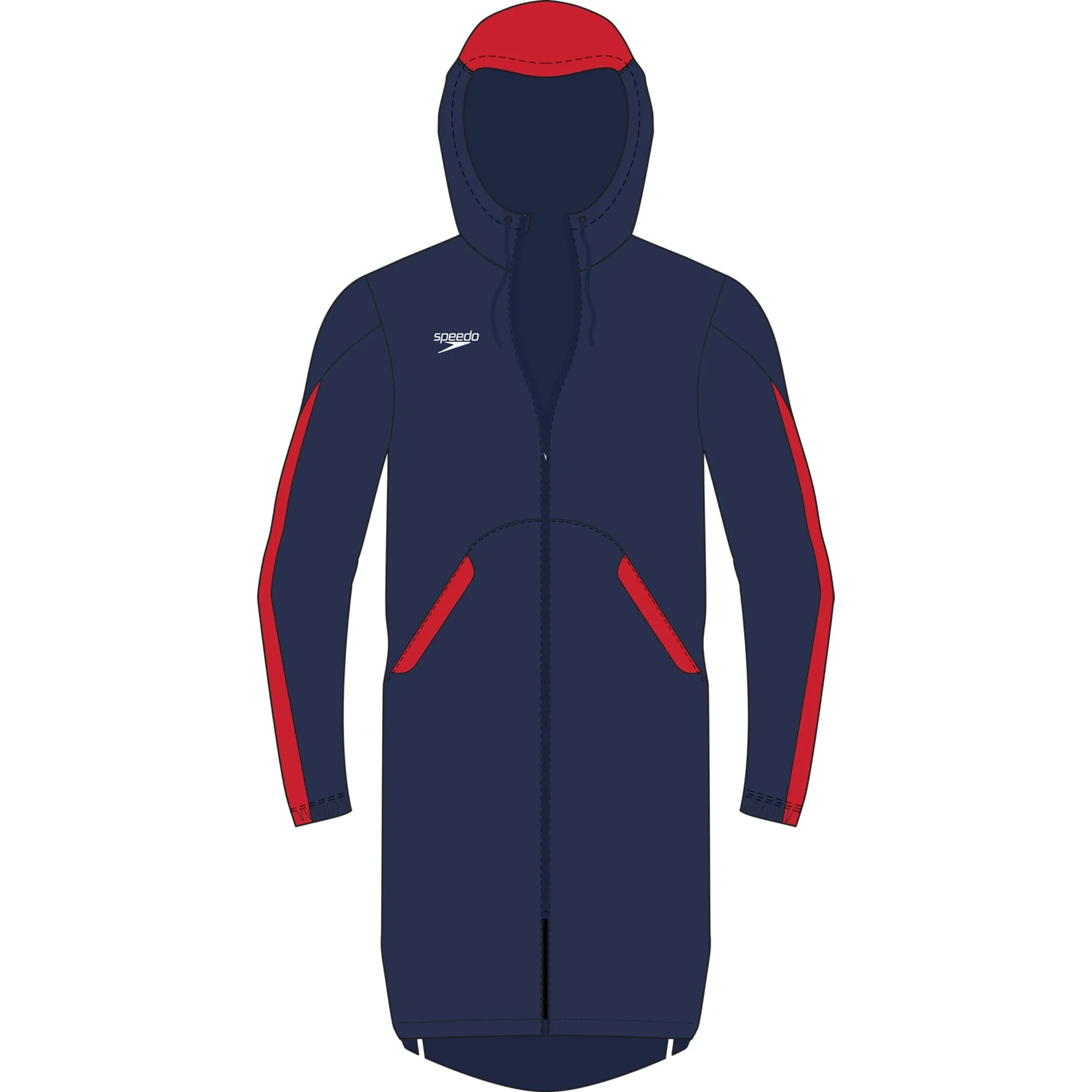 Edge Parka Team Navy/Red