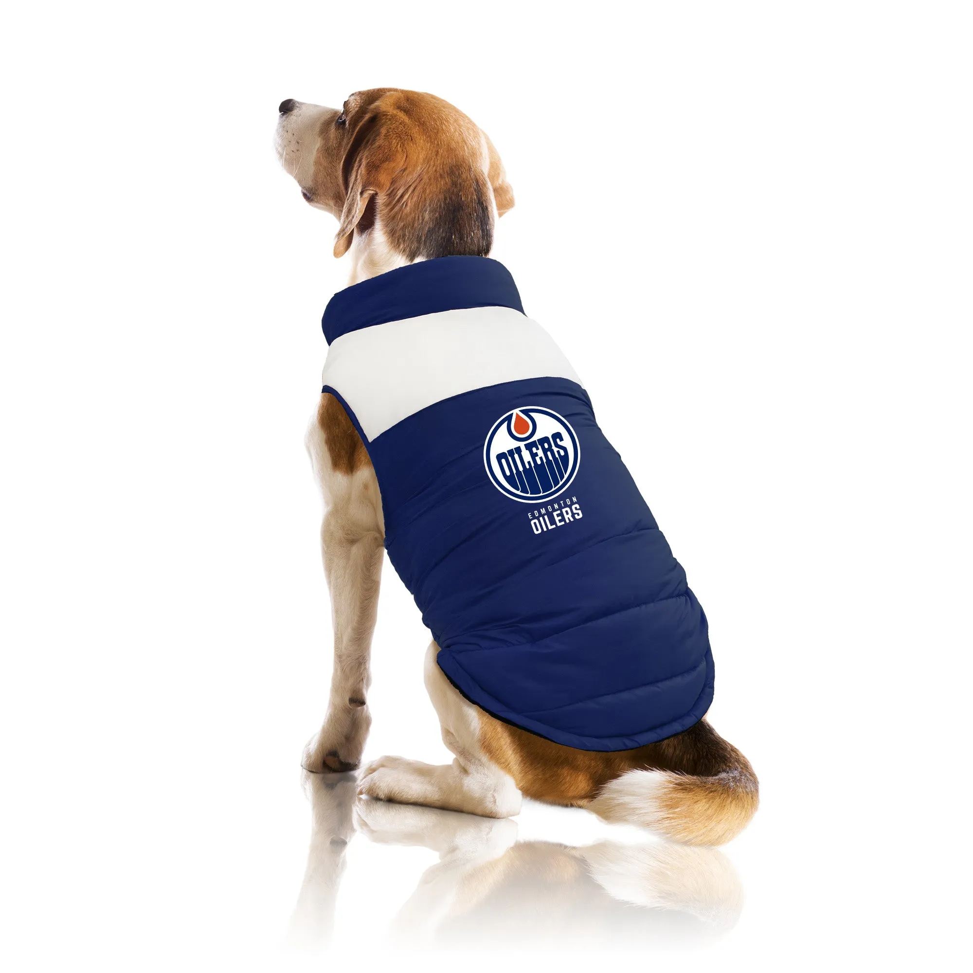 Edmonton Oilers Pet Parka Puff Vest