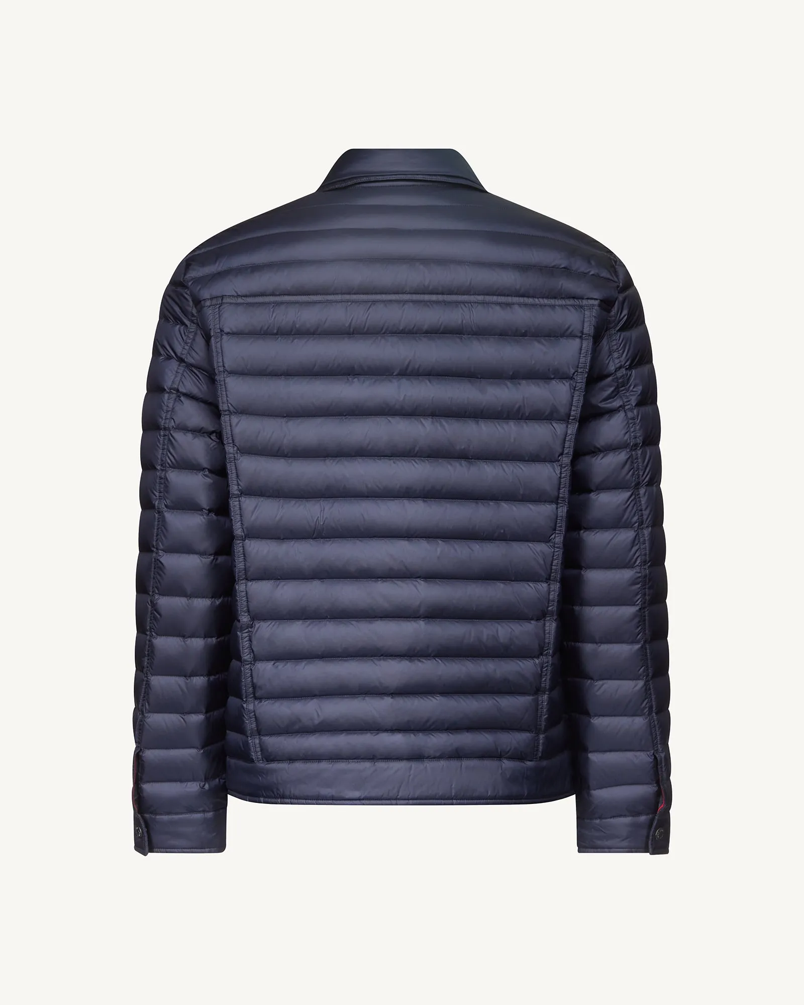 Elie denim-look down jacket Navy