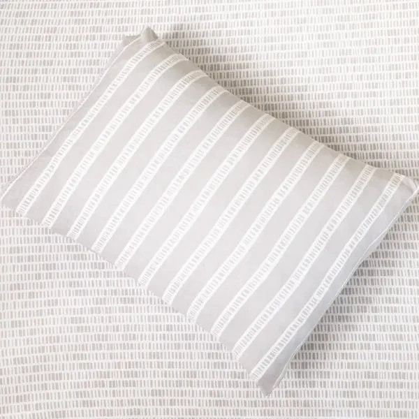 ELY`S & CO. Crib Set Grey Stripe