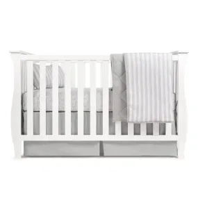 ELY`S & CO. Crib Set Grey Stripe